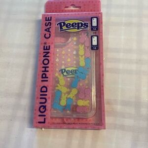 Liquid iPhone Case - Blue and Yellow peeps 13/14